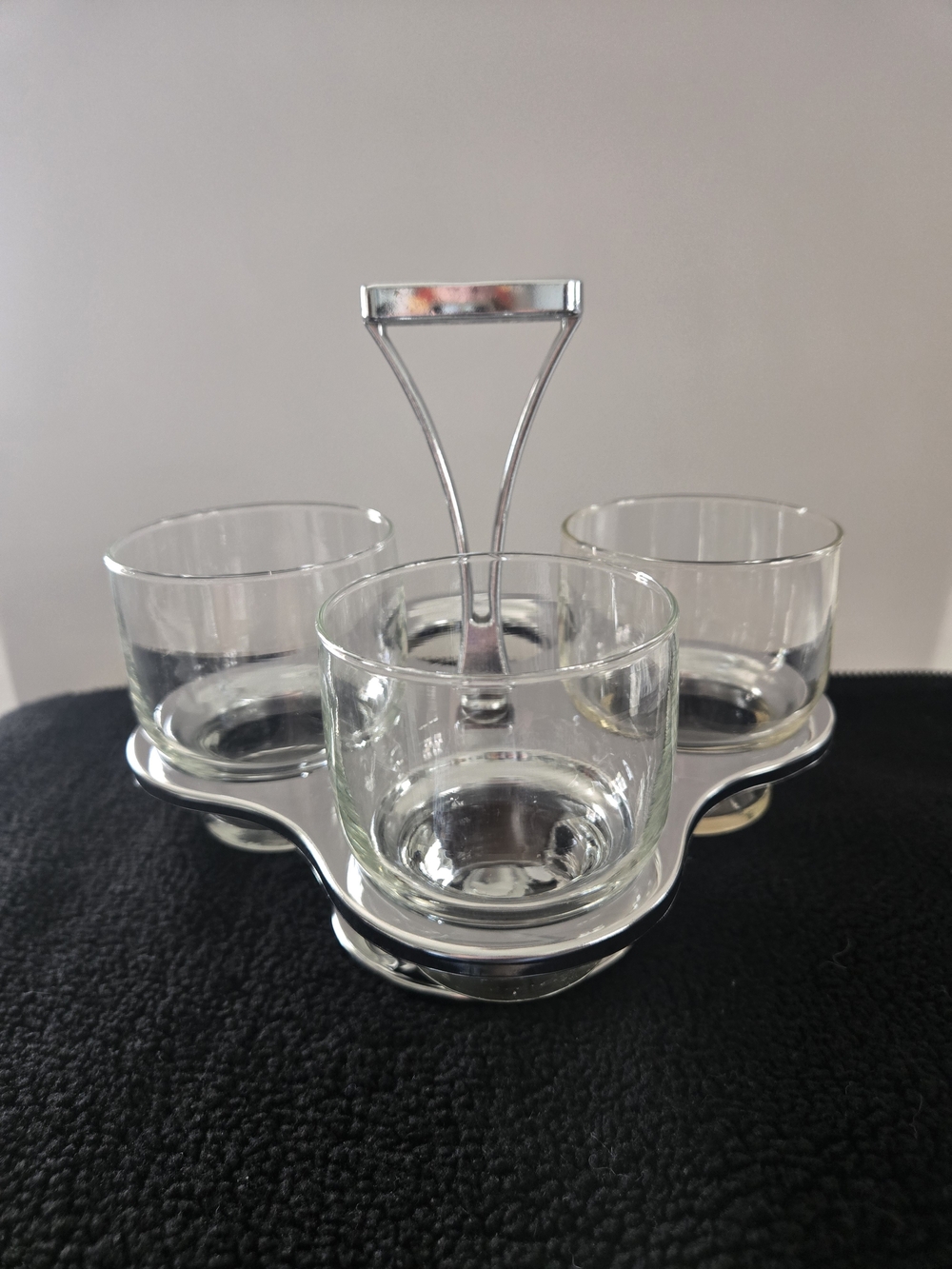 Vintage Westfield Lazy Susan Condiment with Chrome Server